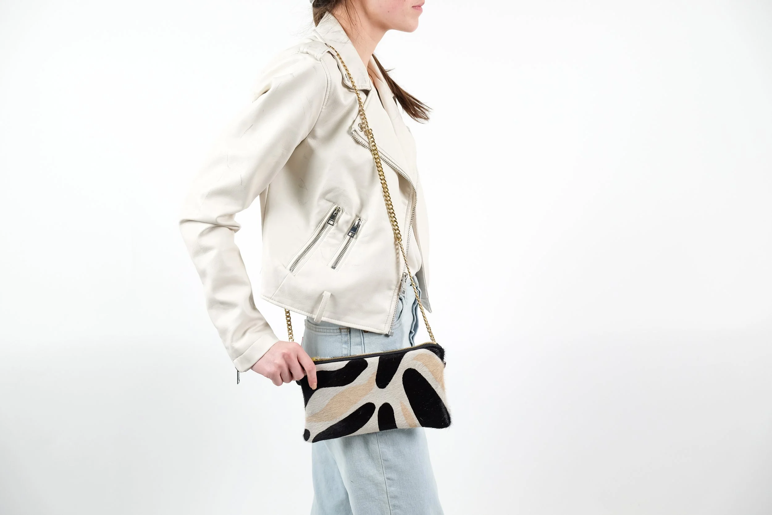 Hyde Crossbody in Zebra — Parker & Hyde